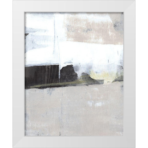 Shadow Horizon II White Modern Wood Framed Art Print by Goldberger, Jennifer