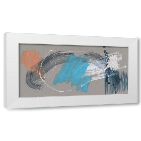 Whimsical Marks II White Modern Wood Framed Art Print by Goldberger, Jennifer