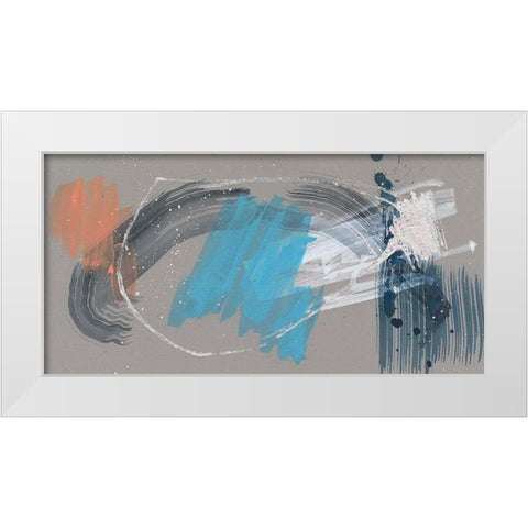 Whimsical Marks II White Modern Wood Framed Art Print by Goldberger, Jennifer