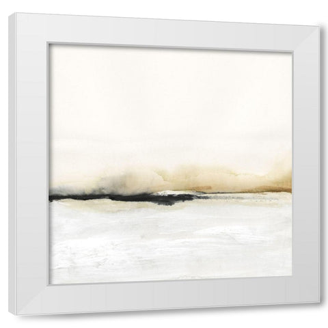 Floating Cinder I White Modern Wood Framed Art Print by Barnes, Victoria