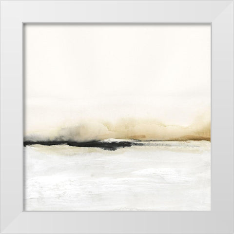 Floating Cinder I White Modern Wood Framed Art Print by Barnes, Victoria