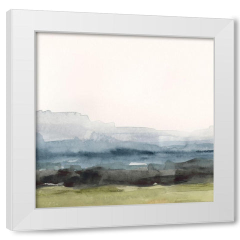 Blue Ridge Bound II White Modern Wood Framed Art Print by Barnes, Victoria