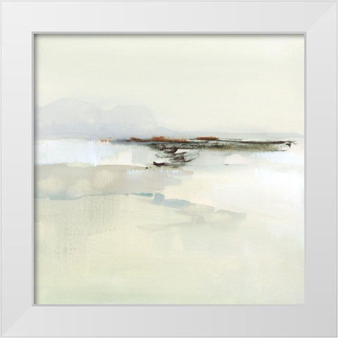 Atmospheric Edge I White Modern Wood Framed Art Print by Barnes, Victoria