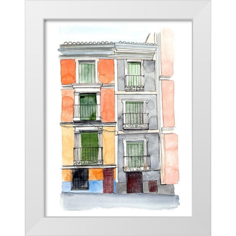 Settling In II White Modern Wood Framed Art Print by Parker, Jennifer Paxton