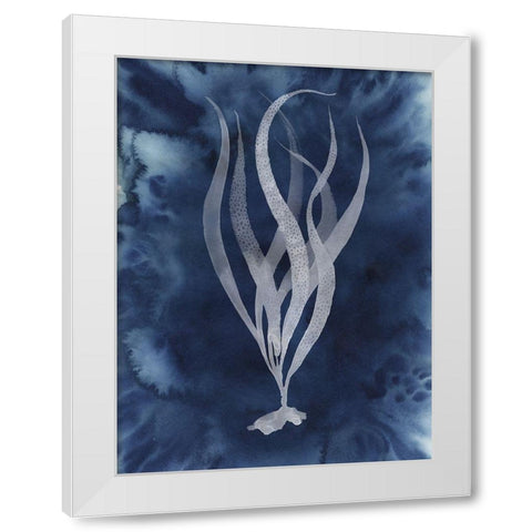 Midnight Kelp I White Modern Wood Framed Art Print by Popp, Grace