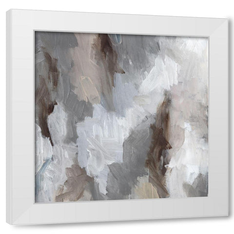 Cloudy Shapes II White Modern Wood Framed Art Print by Parker, Jennifer Paxton