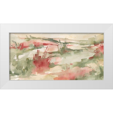 Rust Grasslands II White Modern Wood Framed Art Print by Caroline, Emma
