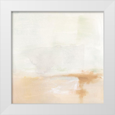 Smudged Horizon II White Modern Wood Framed Art Print by Barnes, Victoria