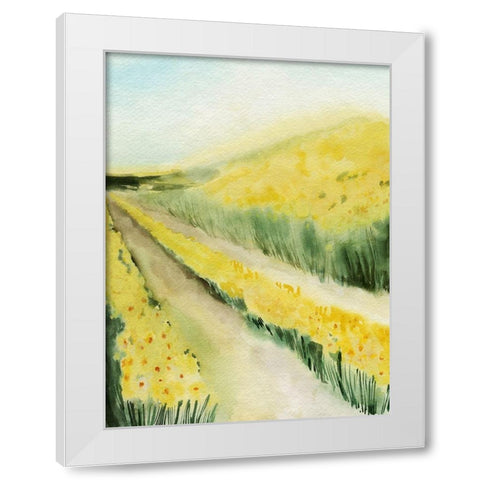 Gilded Aisles II White Modern Wood Framed Art Print by Popp, Grace