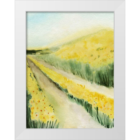 Gilded Aisles II White Modern Wood Framed Art Print by Popp, Grace