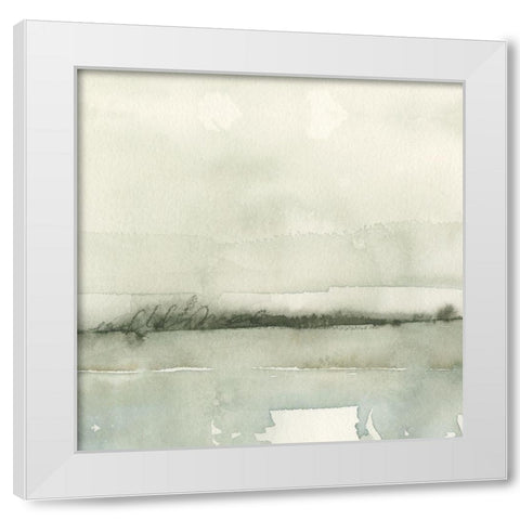 Winter Reflections III White Modern Wood Framed Art Print by Caroline, Emma