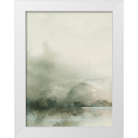 Heavy Fog I White Modern Wood Framed Art Print by Caroline, Emma