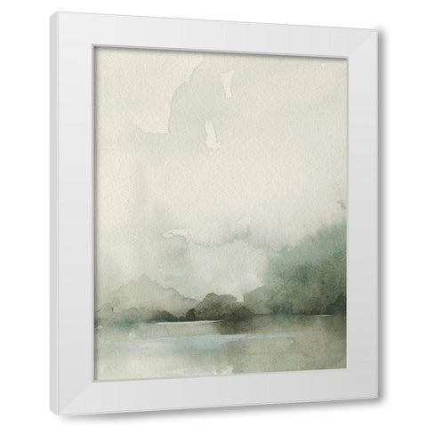 Heavy Fog II White Modern Wood Framed Art Print by Caroline, Emma