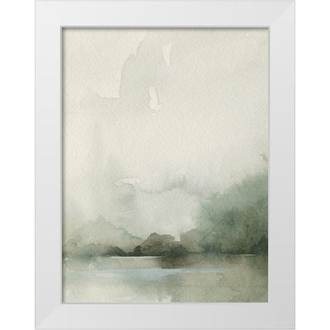 Heavy Fog II White Modern Wood Framed Art Print by Caroline, Emma
