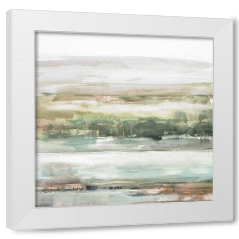 Turquoise and Clay IV White Modern Wood Framed Art Print by Harper, Ethan