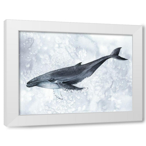 Deep Diver I White Modern Wood Framed Art Print by Popp, Grace