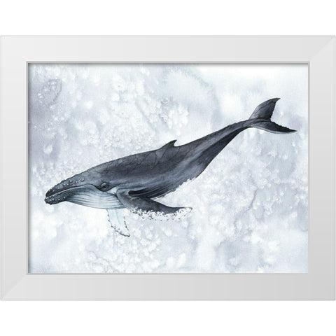 Deep Diver I White Modern Wood Framed Art Print by Popp, Grace