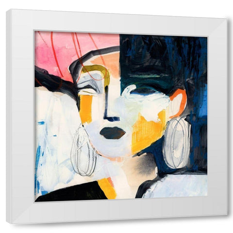 Sorella II White Modern Wood Framed Art Print by Barnes, Victoria