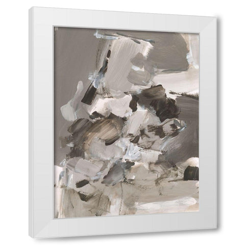 Math Problem I White Modern Wood Framed Art Print by Long, Christina