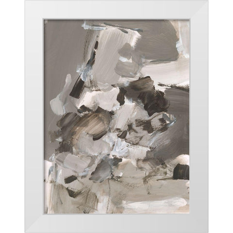Math Problem I White Modern Wood Framed Art Print by Long, Christina