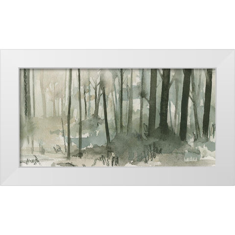 Into the Woods II White Modern Wood Framed Art Print by Caroline, Emma