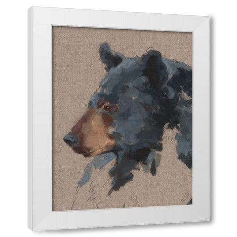 Big Bear IV White Modern Wood Framed Art Print by Green, Jacob