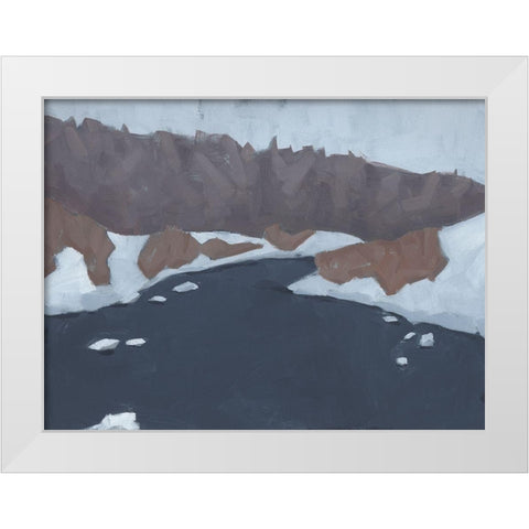 Henrys Fork I White Modern Wood Framed Art Print by Green, Jacob