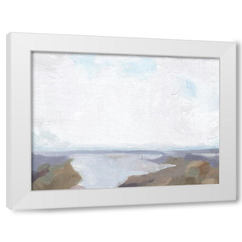 Low Appalachia II White Modern Wood Framed Art Print by Green, Jacob