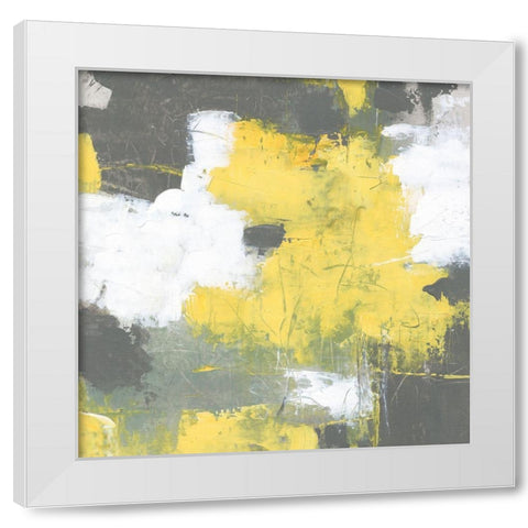 Interlocking II White Modern Wood Framed Art Print by OToole, Tim