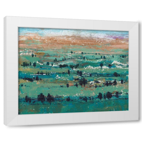 Valley High I White Modern Wood Framed Art Print by OToole, Tim