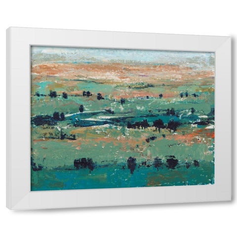 Valley High II White Modern Wood Framed Art Print by OToole, Tim