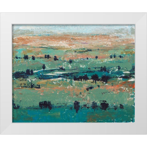 Valley High II White Modern Wood Framed Art Print by OToole, Tim