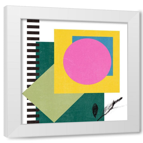 Pianist VI White Modern Wood Framed Art Print by Wang, Melissa