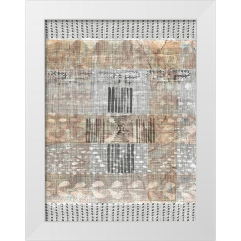 Traders Tapestry II White Modern Wood Framed Art Print by Parker, Jennifer Paxton
