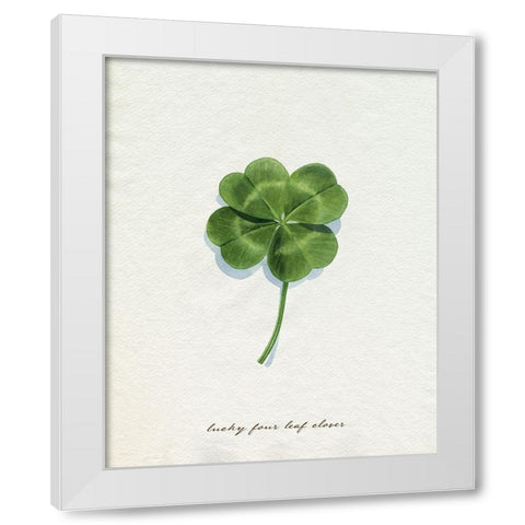 Lucky Charm I White Modern Wood Framed Art Print by Popp, Grace