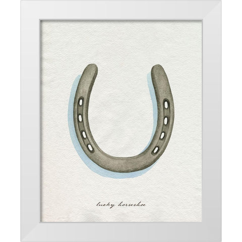 Lucky Charm II White Modern Wood Framed Art Print by Popp, Grace