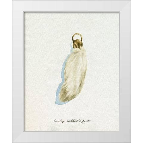 Lucky Charm III White Modern Wood Framed Art Print by Popp, Grace