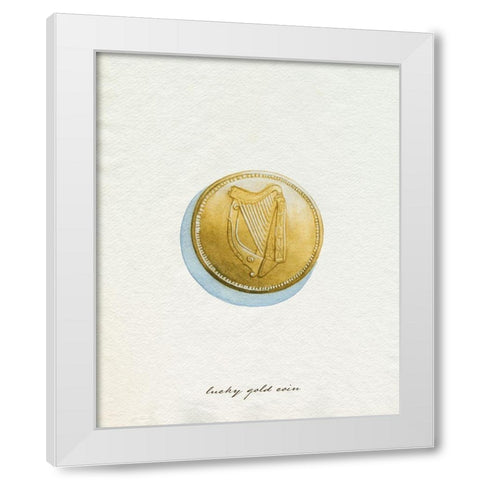 Lucky Charm IV White Modern Wood Framed Art Print by Popp, Grace