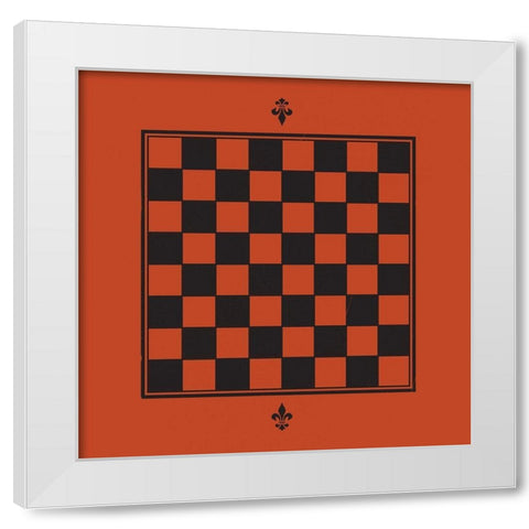 Game Boards I White Modern Wood Framed Art Print by Green, Jacob