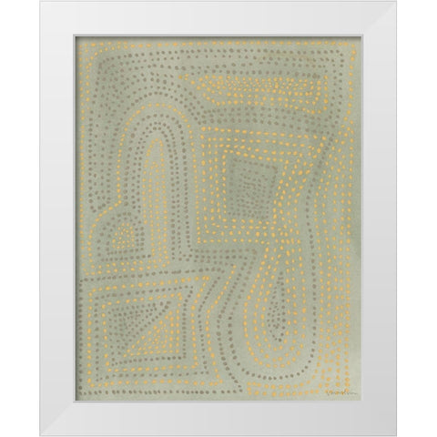 Acacia I White Modern Wood Framed Art Print by Lam, Vanna