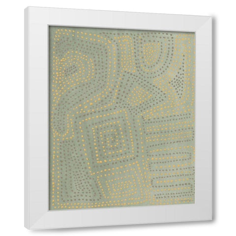 Acacia II White Modern Wood Framed Art Print by Lam, Vanna