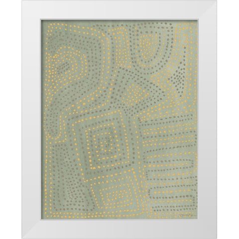 Acacia II White Modern Wood Framed Art Print by Lam, Vanna