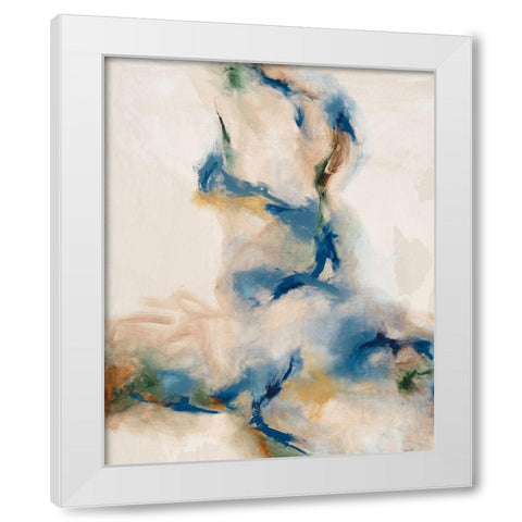 Onward I White Modern Wood Framed Art Print by Jasper, Sisa