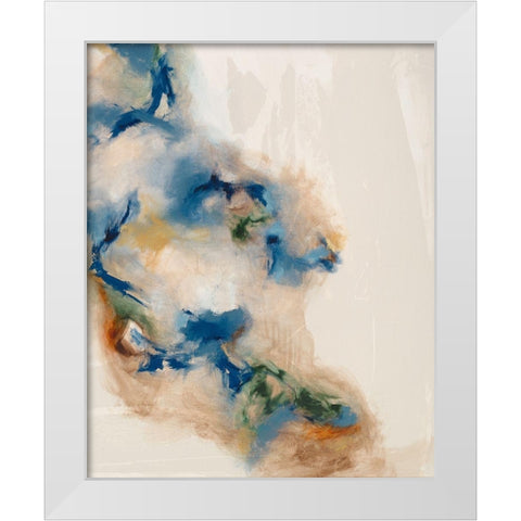 Onward II White Modern Wood Framed Art Print by Jasper, Sisa