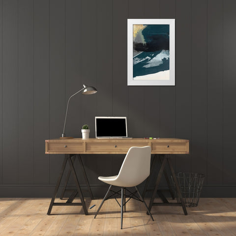 Obscure Abstract III White Modern Wood Framed Art Print by Jasper, Sisa