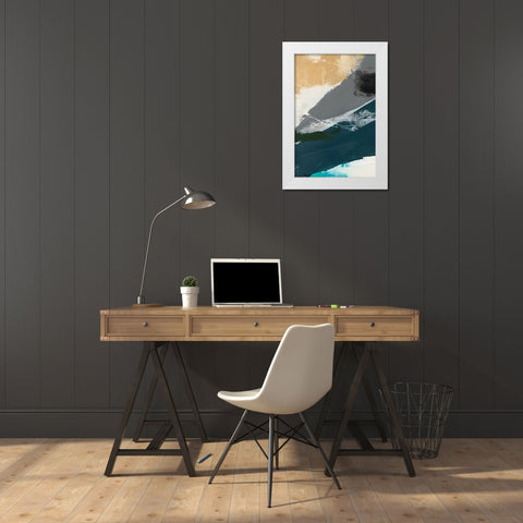 Obscure Abstract IV White Modern Wood Framed Art Print by Jasper, Sisa