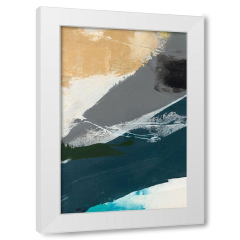 Obscure Abstract IV White Modern Wood Framed Art Print by Jasper, Sisa