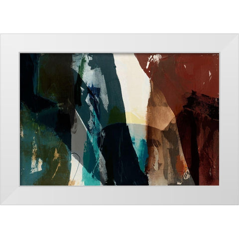 Obscure Abstract VII White Modern Wood Framed Art Print by Jasper, Sisa