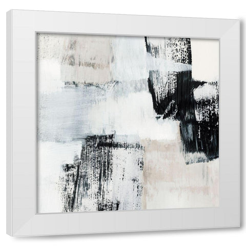 Fria II White Modern Wood Framed Art Print by Barnes, Victoria