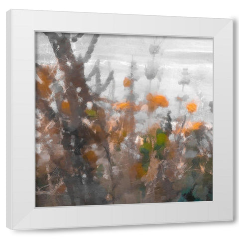 Going In Mixed I White Modern Wood Framed Art Print by Saunders, Alonzo